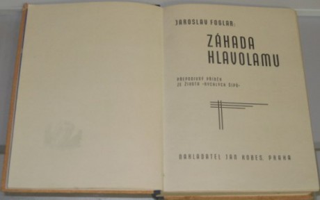 Záhada hlavolamu - 1941 - 1.vydání - Kobes - TL